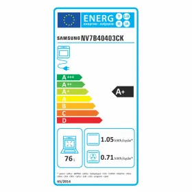 Ahi Samsung NV7B40403CKU1 76 L