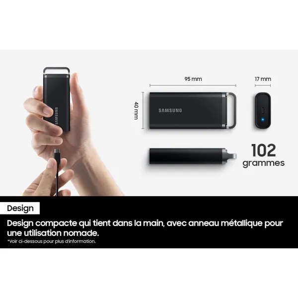 External Hard Drive Samsung T5 EVO 2,5" 2 TB SSD