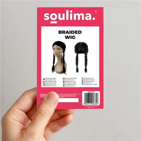 Длинный женский парик - косы Soulima 26861