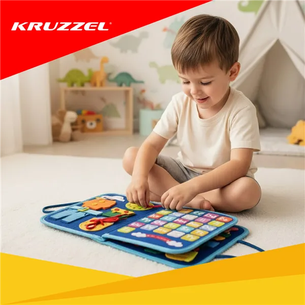Manipulative book - blue Kruzzel 26881