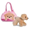 Fancy Pals – PeekaBoo Labrador Plush Toy in a Pink Bag 20 cm Eco-Friendly