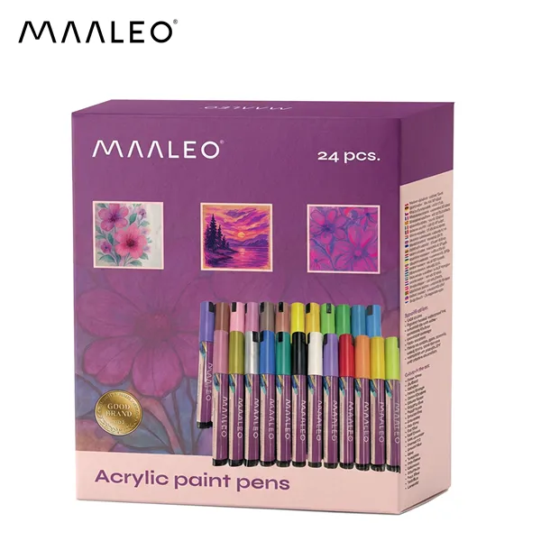 Acrylic markers - set of 24 Maaleo 25790
