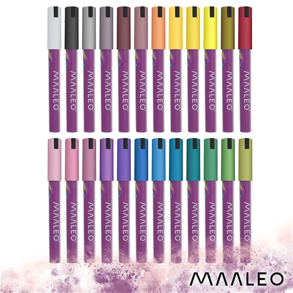 Acrylic markers - set of 24 Maaleo 25790