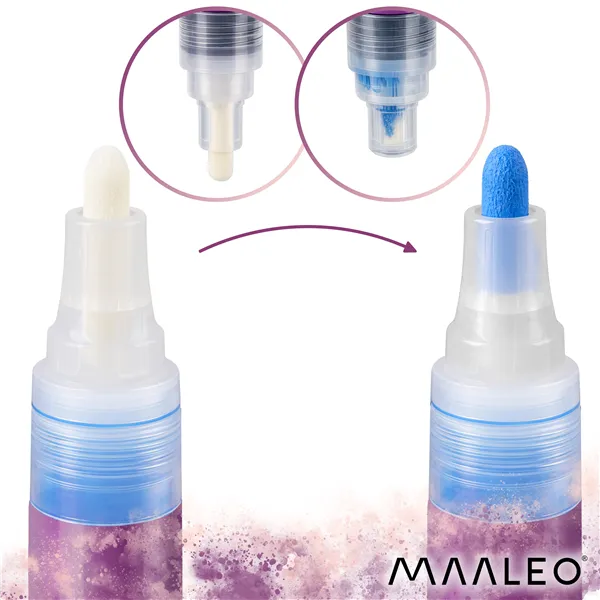 Acrylic markers - set of 24 Maaleo 25790