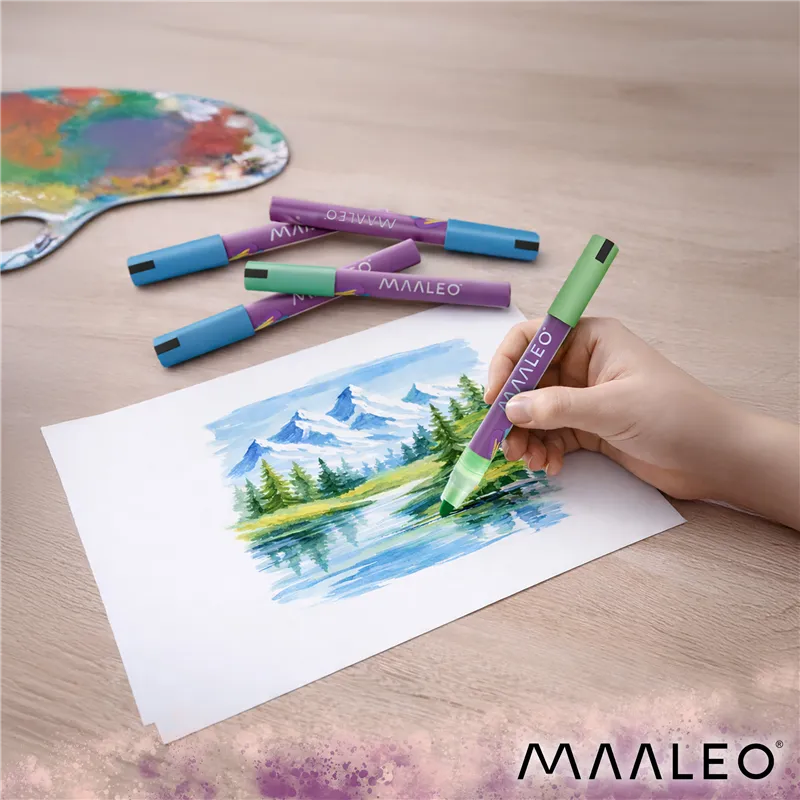 Acrylic markers - set of 24 Maaleo 25790