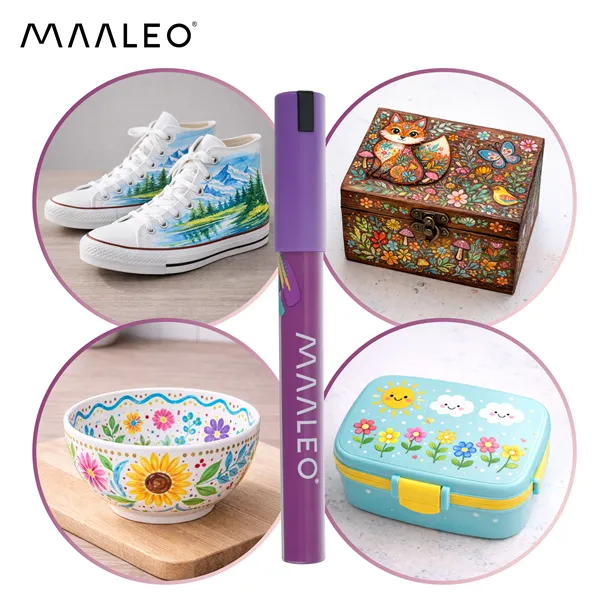 Acrylic markers - set of 24 Maaleo 25790