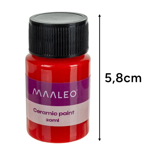 Glass and ceramic paints 12 colors Maaleo 26296