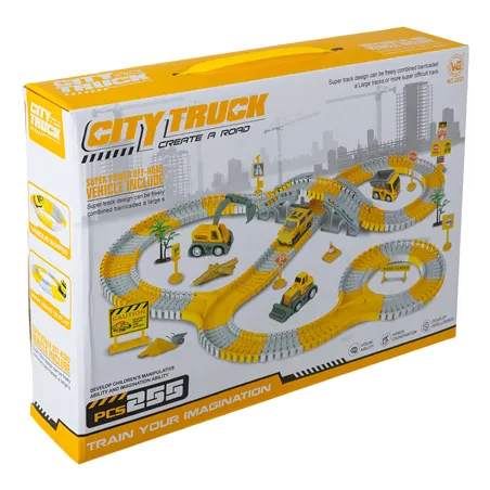 Car track with cars 26539