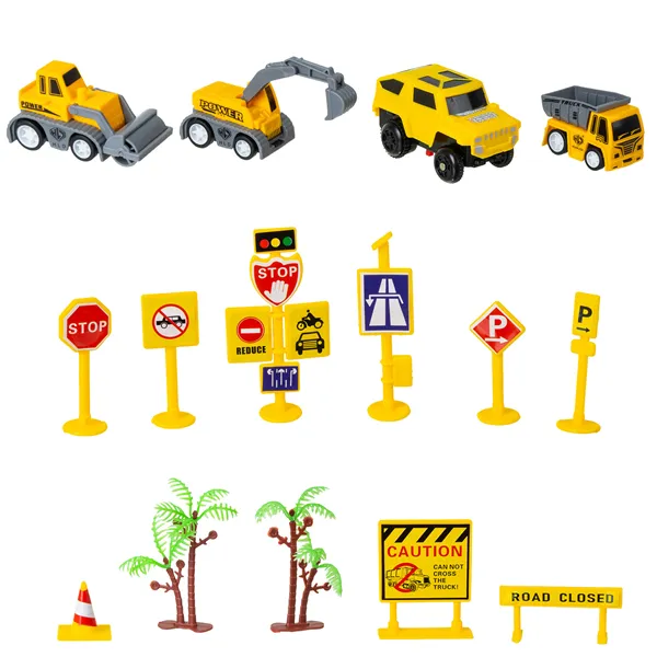 Car track with cars 26539