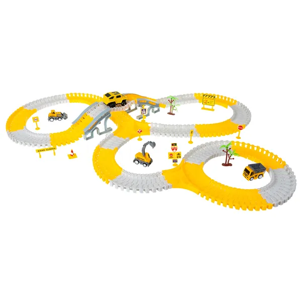 Car track with cars 26539