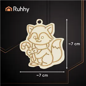 Wooden baubles for painting 24 pcs Ruhhy 26471