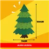 Kruzzel 26548 LED Felt Christmas Tree