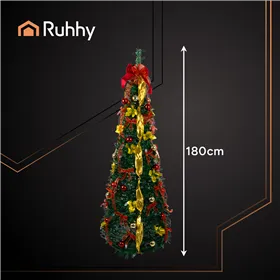 Foldable Christmas tree with decorations 1.8m Ruhhy 26757