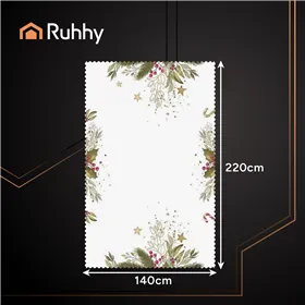 Christmas tablecloth 220x140cm Ruhhy 26378