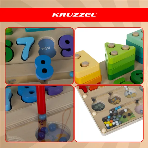 Сортер - развивающая игрушка Kruzzel 26509