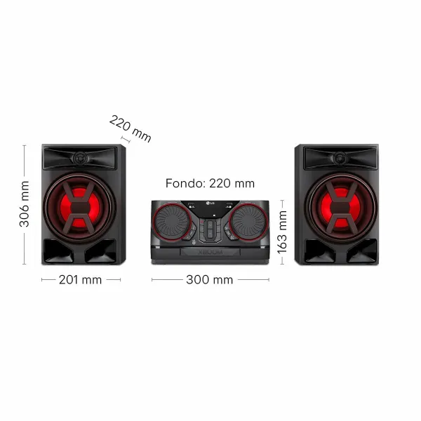 Mini Hi-fi LG CK43N