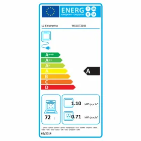 Cepeškrāsns LG WS5D7230S 72 L