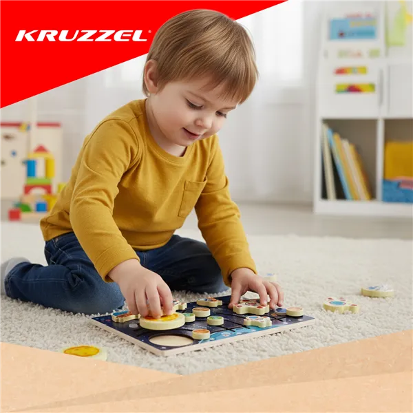 Wooden puzzle - solar system Kruzzel 26696