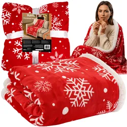 Flannel Christmas Blanket 1.3x1.7m Ruhhy 26611