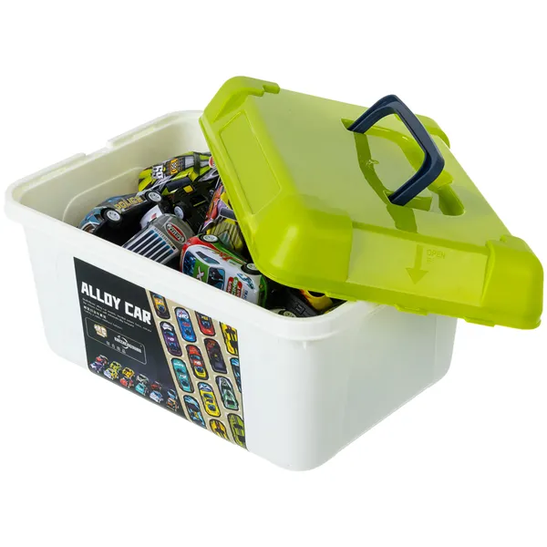 Motorized cars in a suitcase, 50 pcs. 26603