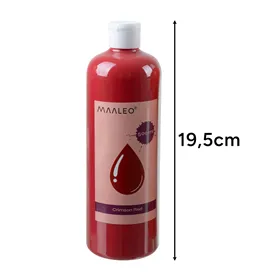 Plakatų dažai - 18 vnt. po 500 ml rinkinys Maaleo 26341
