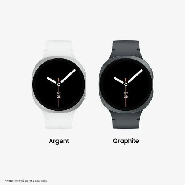 Smartwatch Samsung Watch8 White Silver 1,5" Ø 44 mm