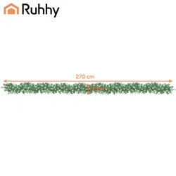 Заснеженная елочная гирлянда 2,7 м HQ Ruhhy 26244