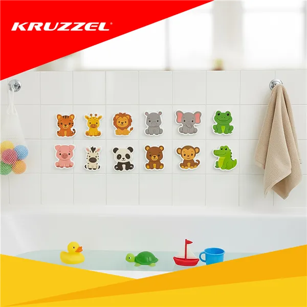 Foam bath stickers - animals 26600