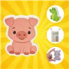 Foam bath stickers - animals 26600