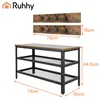 Shoe rack with hanger 73cm Ruhhy 27037