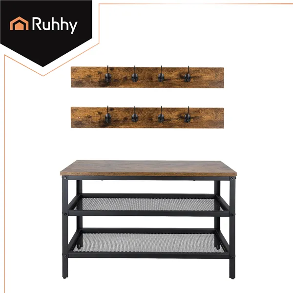 Shoe rack with hanger 73cm Ruhhy 27037