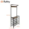 Standing shelf with hanger 189cm Ruhhy 27035