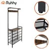 Standing shelf with hanger 189cm Ruhhy 27035