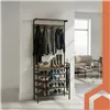 Standing shelf with hanger 189cm Ruhhy 27035
