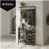 Standing shelf with hanger 189cm Ruhhy 27035