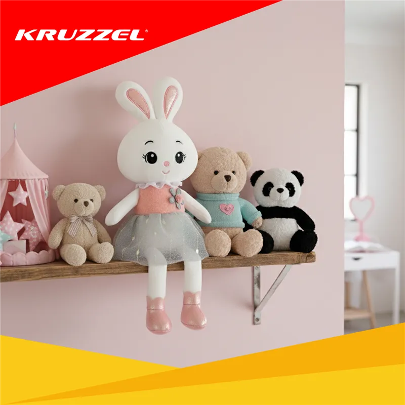 Bunny stuffed animal 45cm Kruzzel 26761