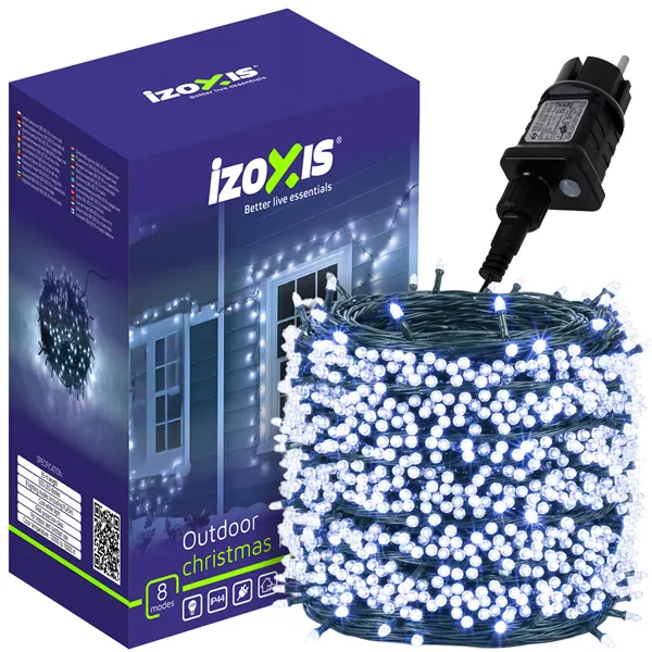 Lauko šviestuvai 500LED 35m balti Izoxis 24899