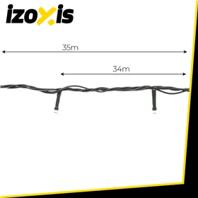 Outdoor lights 500LED 35m white Izoxis 24898