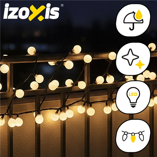 Christmas ball lights 300LED 30m Izoxis 26264