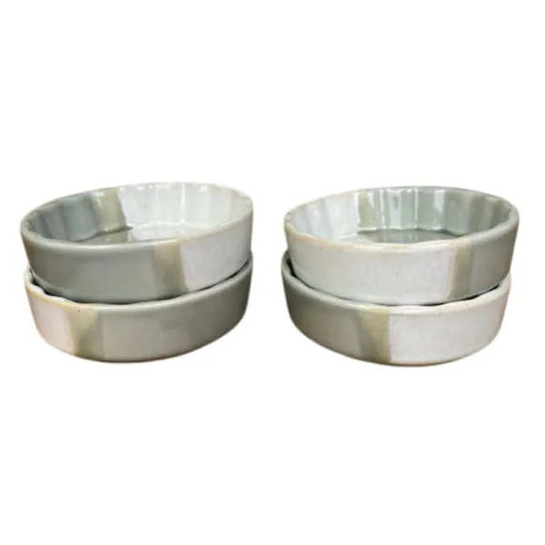 Alpina - Ceramic ovenproof round dish 12x12x3.5 cm (4 pieces)