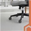 Gray swivel chair wheels, 5 pcs. Ruhhy 25280