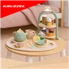 Children&39s tea set + Kruzzel 26418 cake stand