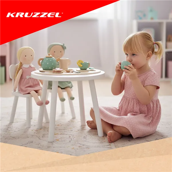 Детский чайный сервиз зеленый Kruzzel 26393