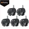 Black swivel chair wheels 5 pcs Ruhhy26294