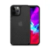 Crong Hybrid Carbon - iPhone 12 Pro Max Case (Black)