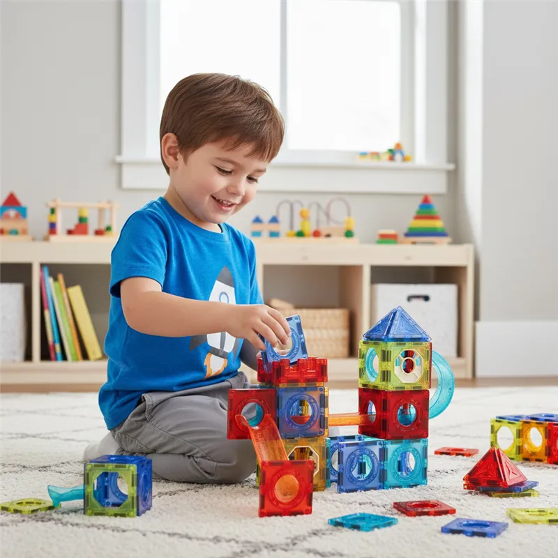 Magnetic blocks - ball track 110 pieces 25766