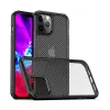 Crong Hybrid Carbon - iPhone 12 Pro Max Case (Black)