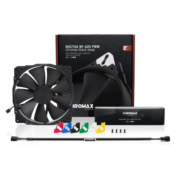 Kārbas ventilators Noctua NF-A20 PWM CH.BK.S Ø 20 cm
