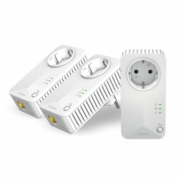 Aдаптер PLC STRONG POWERLINE 600 TRIPLE PACK