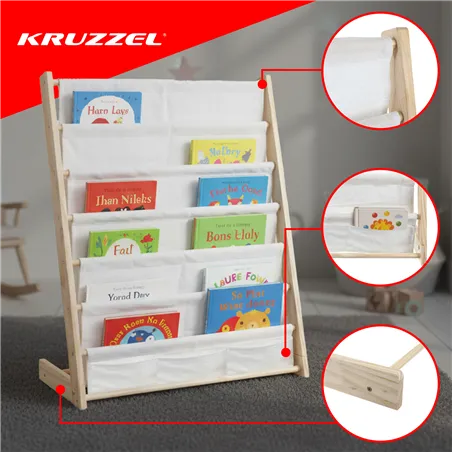 Kruzzel 25809 Children&39s Bookshelf